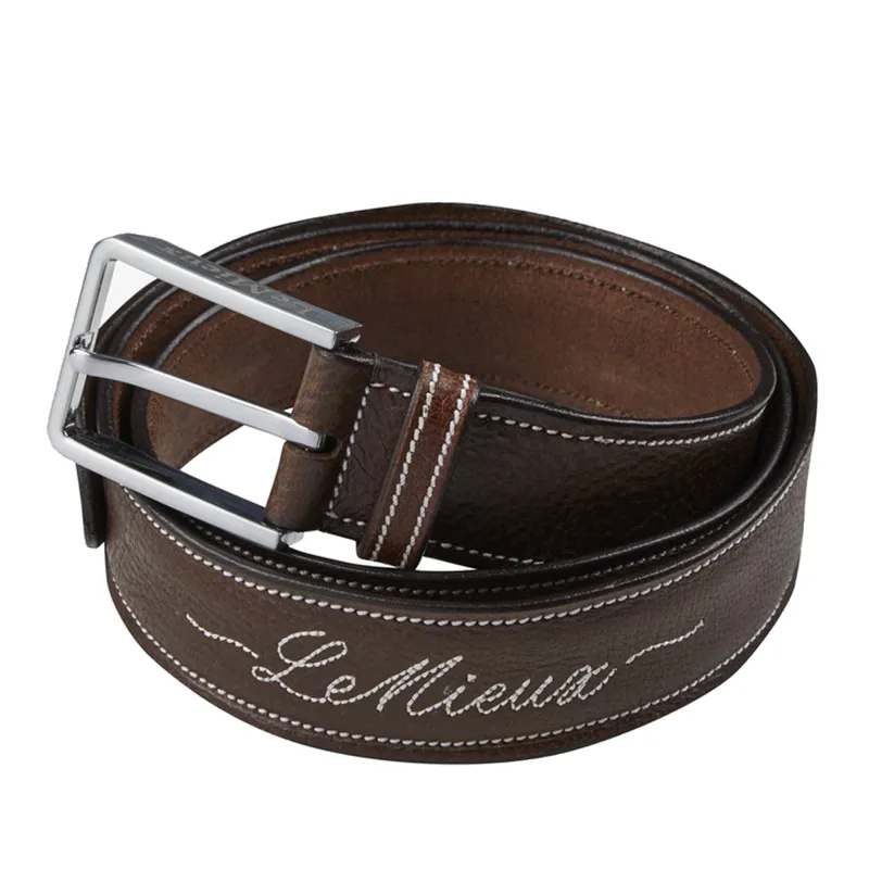 My LeMieux Signature Leather Belt - Brown