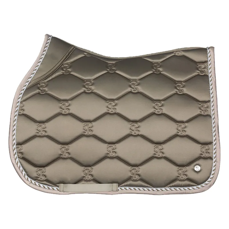 PS Of Sweden Jump Signature Saddlepad - Chocolate Chip