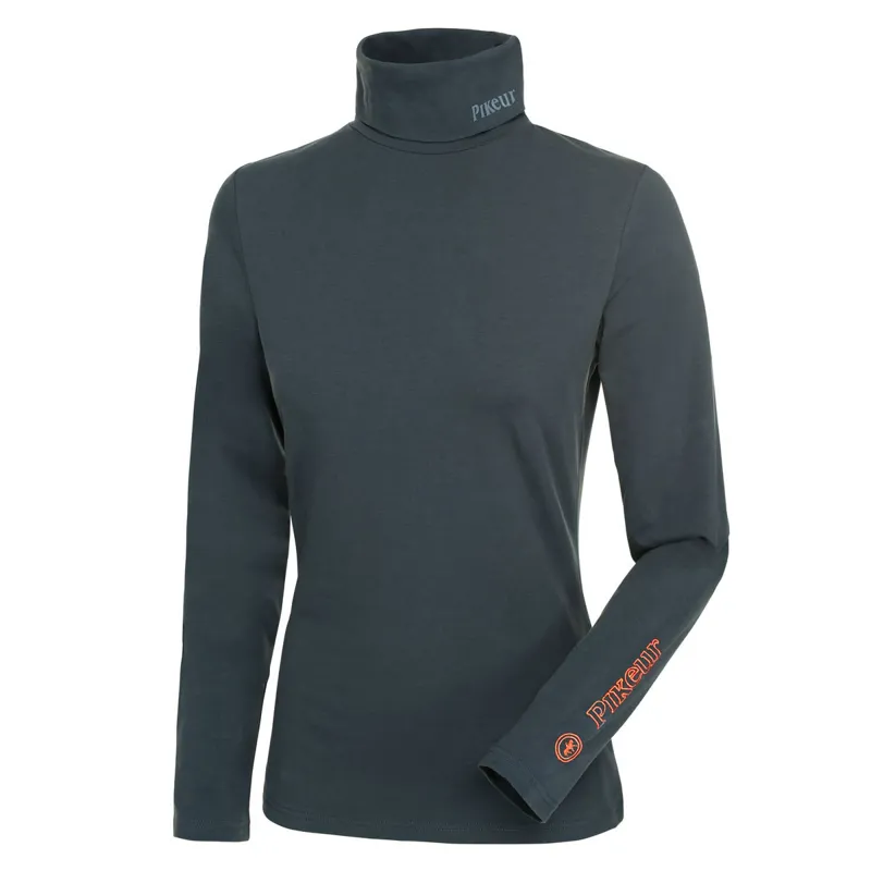 Pikeur Sina Ladies Polo Neck Top - Anthracite