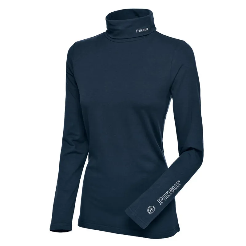Pikeur Sina Ladies Polo Neck Top - Navy