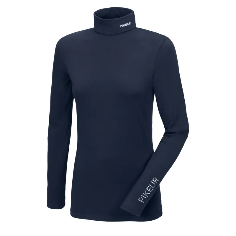 Pikeur Sina Ladies Roll Neck Top - Night Sky