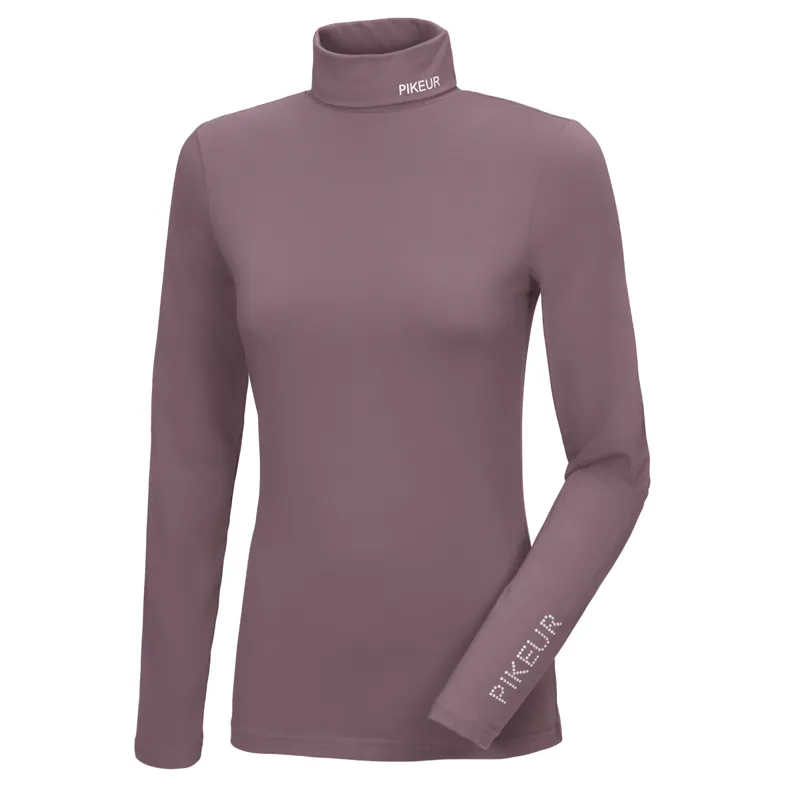 Pikeur Sina Ladies Roll Neck Top - Purple Grey