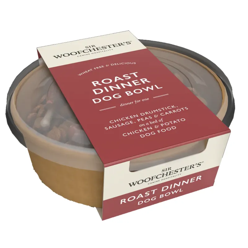 Sir Woofchester Roast Chicken Dinner Bowl