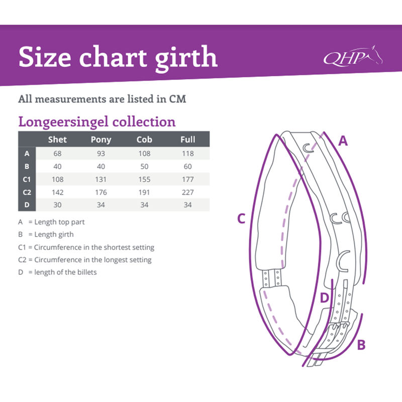 QHP Lunging Girth Collection - Mineral-1