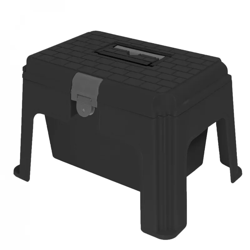StableKit Large Grooming Box With Step - Black