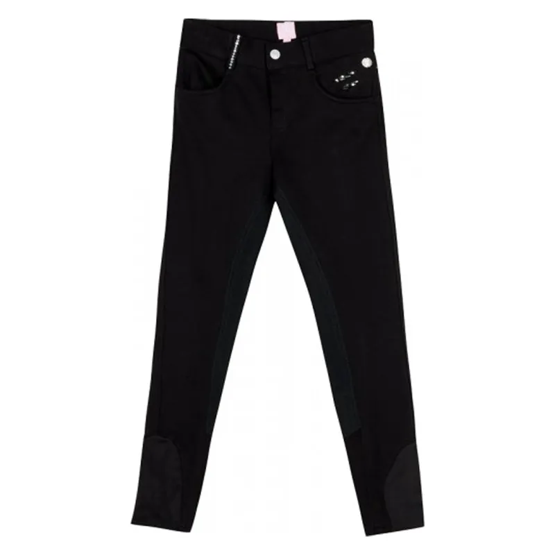 Imperial Riding Kids Skyfall Full Seat Breeches - Black