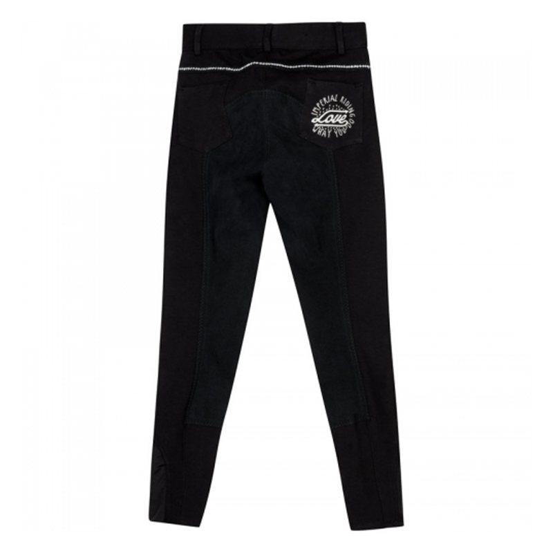Imperial Riding Kids Skyfall Full Seat Breeches - Black-1