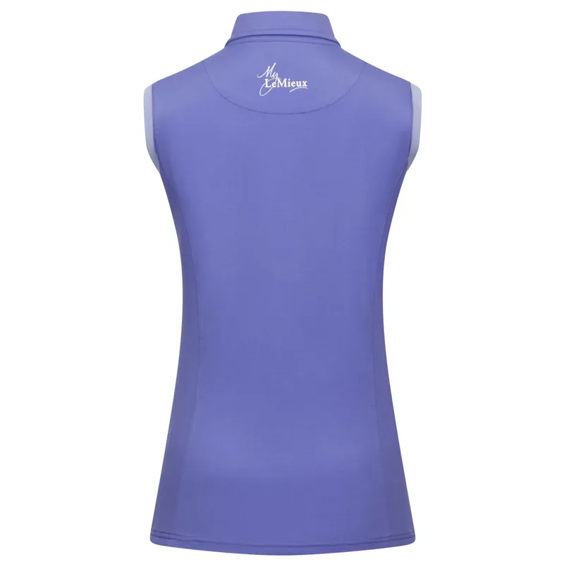 My LeMieux Sleeveless Polo - Bluebell -1