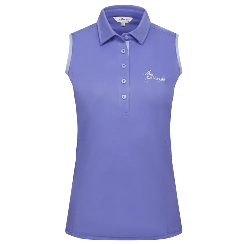 My LeMieux Sleeveless Polo - Bluebell 