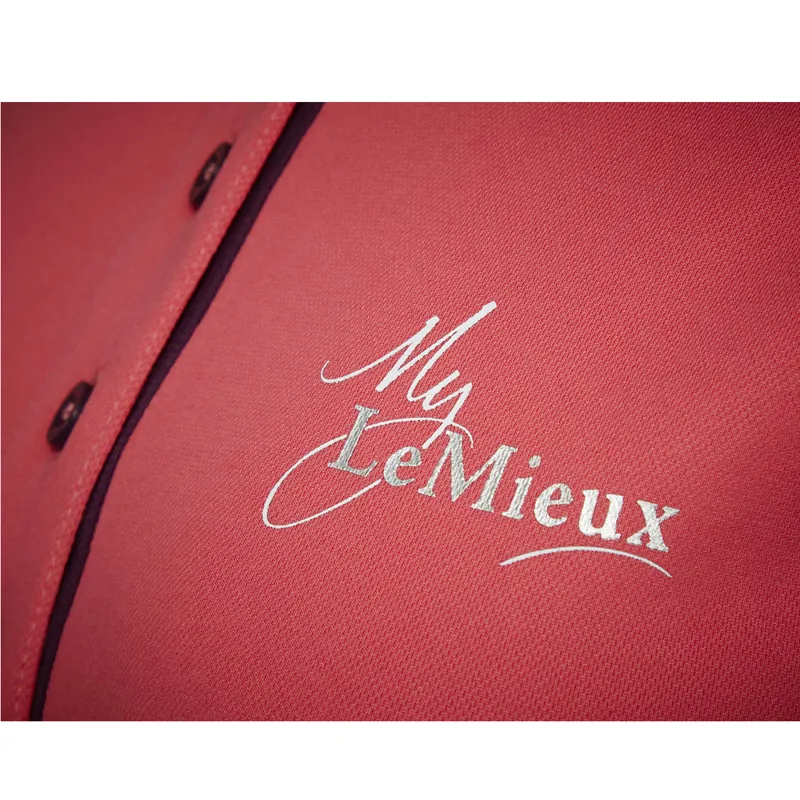 My LeMieux Sleeveless Polo - Papaya -2