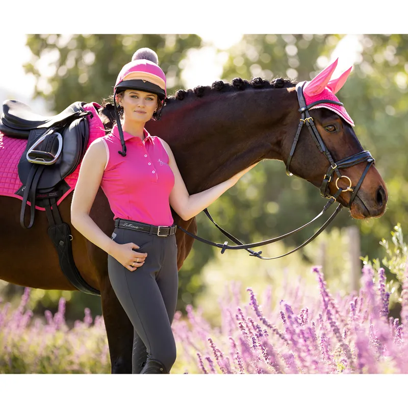 My LeMieux Sleeveless Polo - Watermelon -3