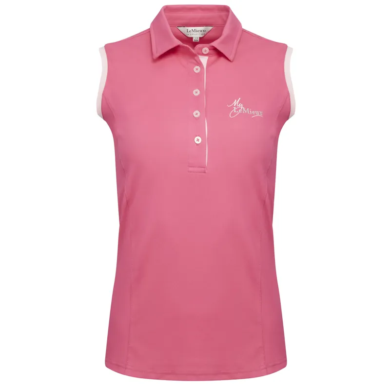 My LeMieux Sleeveless Polo - Watermelon 