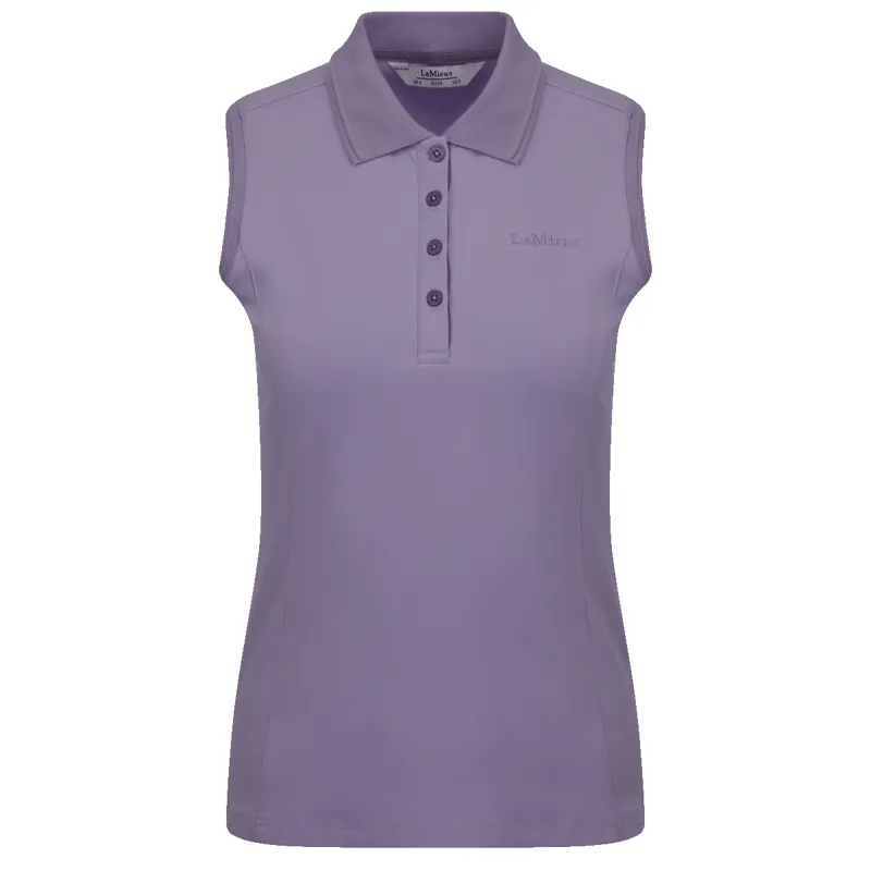 My LeMieux Sleeveless Polo Shirt - Iris