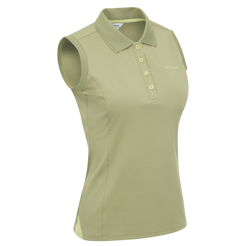 My LeMieux Sleeveless Polo Shirt - Moss-1