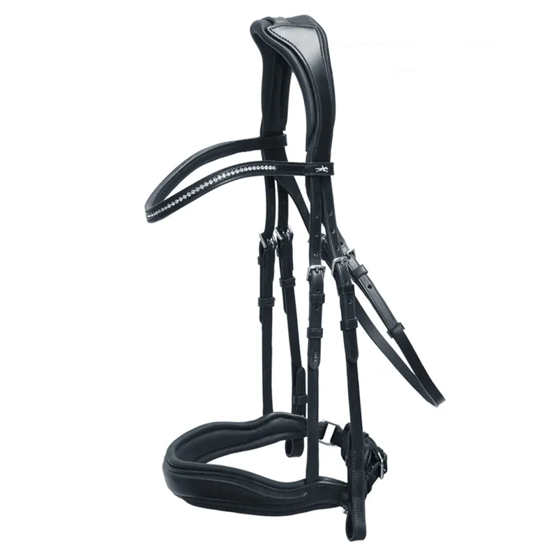 Schockemohle Slimford Bridle - Black/Silver