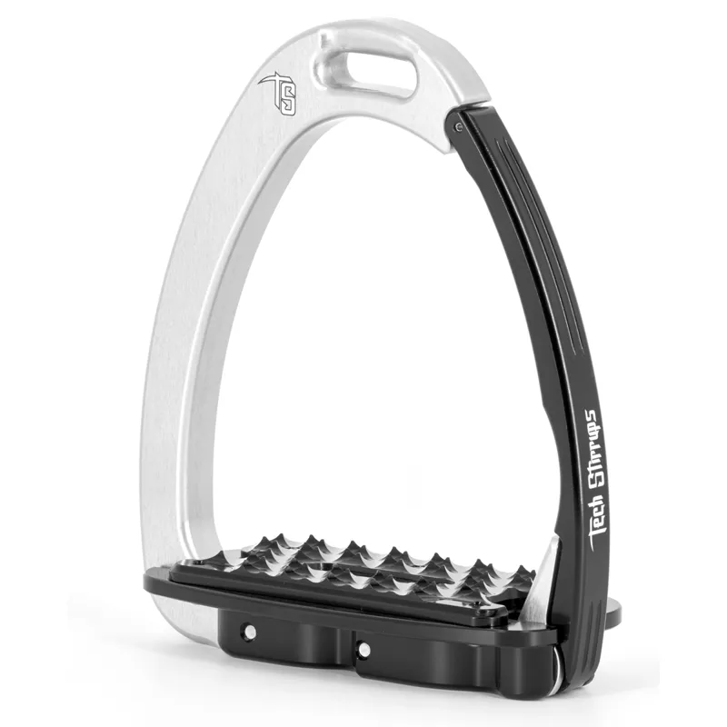 Tech Stirrups Venice Sloped Evo - Silver/Black