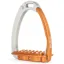 Tech Stirrups Venice Sloped Evo Safety Stirrups - Silver/Orange