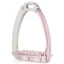 Tech Stirrups Venice Sloped Evo - Silver/Pink