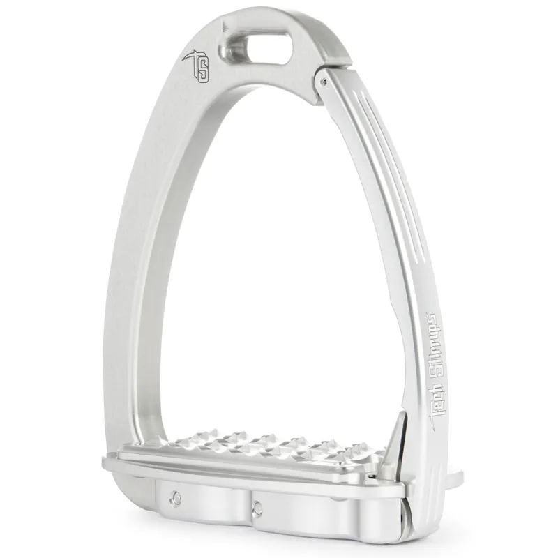 Tech Stirrups Venice Sloped Evo - Silver/Silver