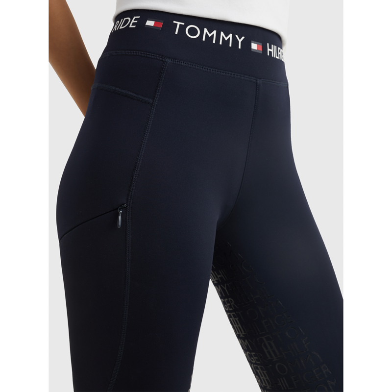 Tommy Hilfiger Women's Full Seat Smart Riding Leggings - Desert Sky-5