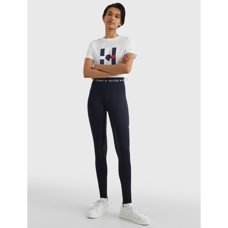 Tommy Hilfiger Women's Full Seat Smart Riding Leggings - Desert Sky-3