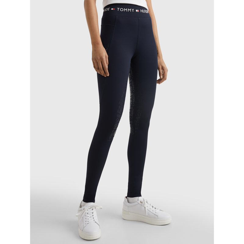 Tommy Hilfiger Women's Full Seat Smart Riding Leggings - Desert Sky-2