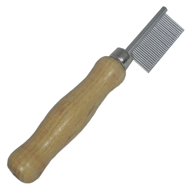 Smart Grooming Quarter Marking Wooden Comb