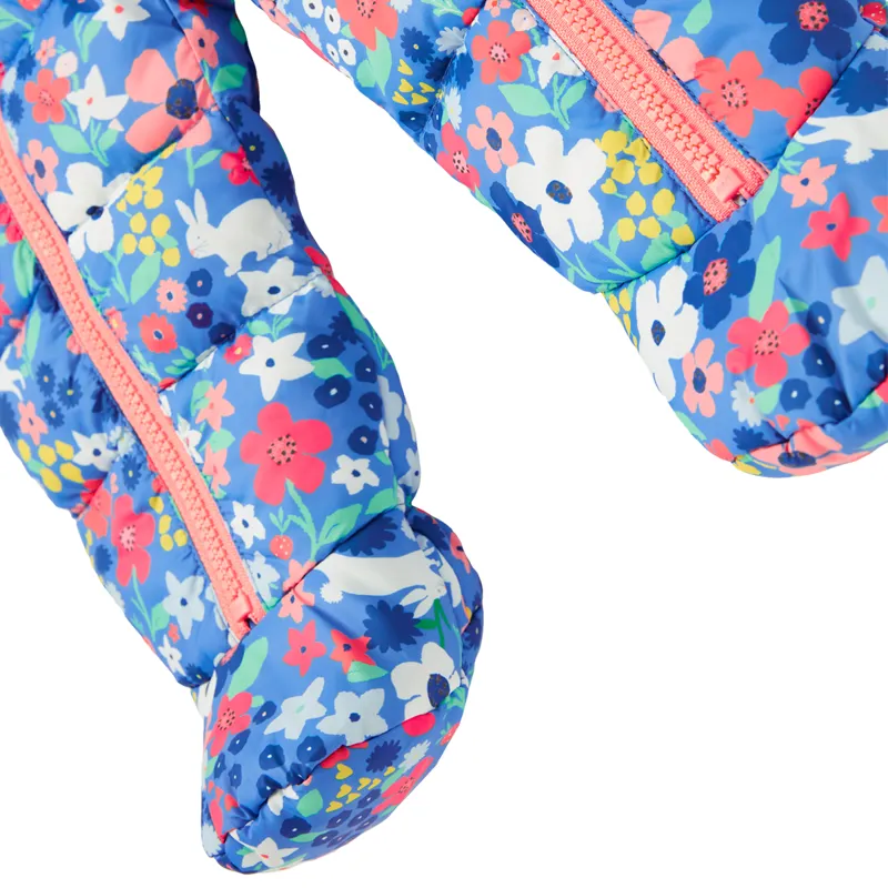 Joules Snuggle Printed All In One Pramsuit - Bunblue-3
