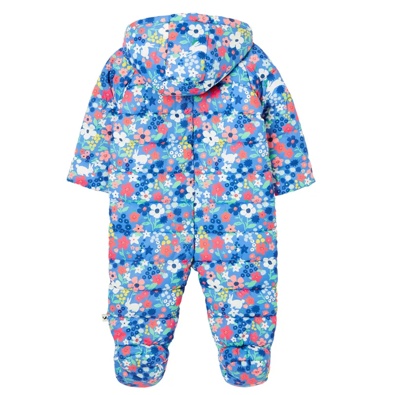 Joules Snuggle Printed All In One Pramsuit - Bunblue-1