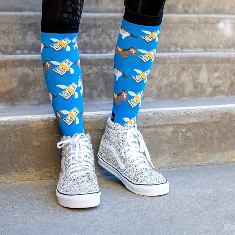 Dreamers and Schemers Cash Money Knit Socks