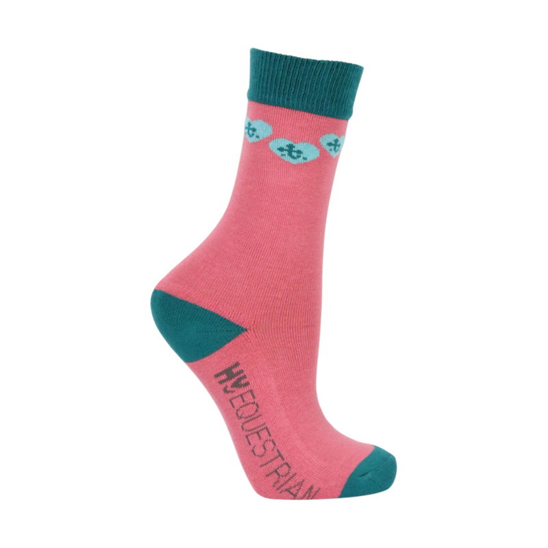 Hy Equestrian Thelwell Collection Childrens Trophy Socks - Pack of 3-3