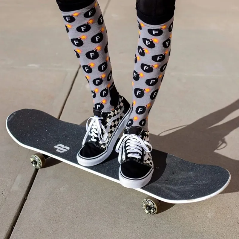 Dreamers and Schemers F Bomb Knit Socks
