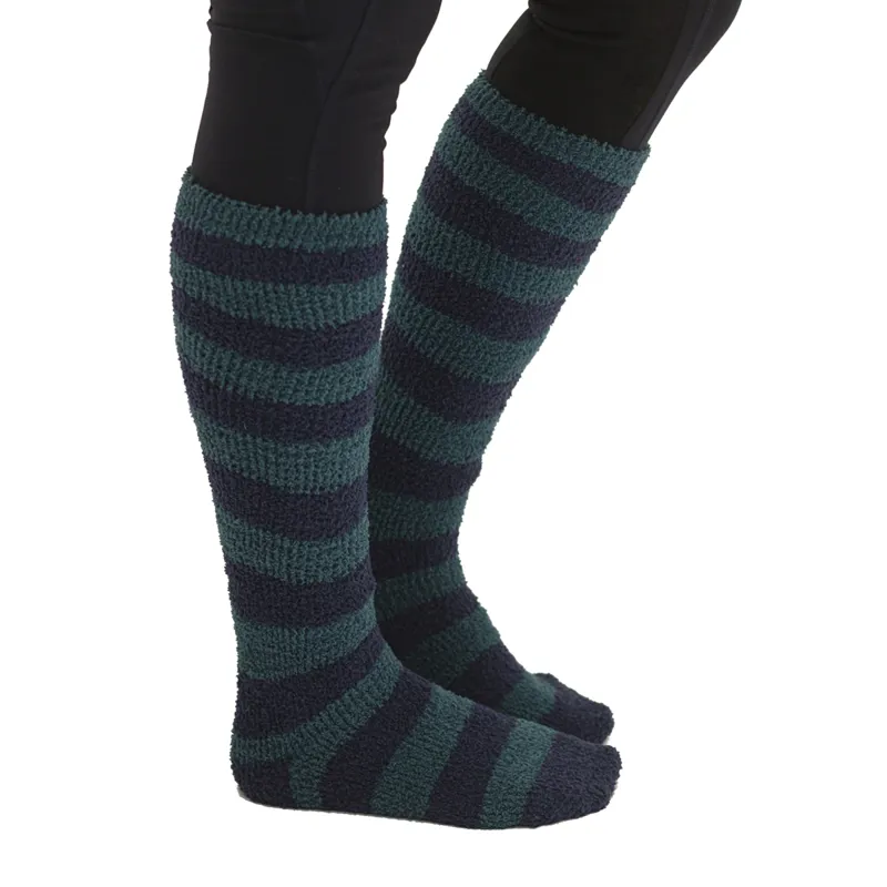 Horseware Softie Socks - Galactic Teal Stripe
