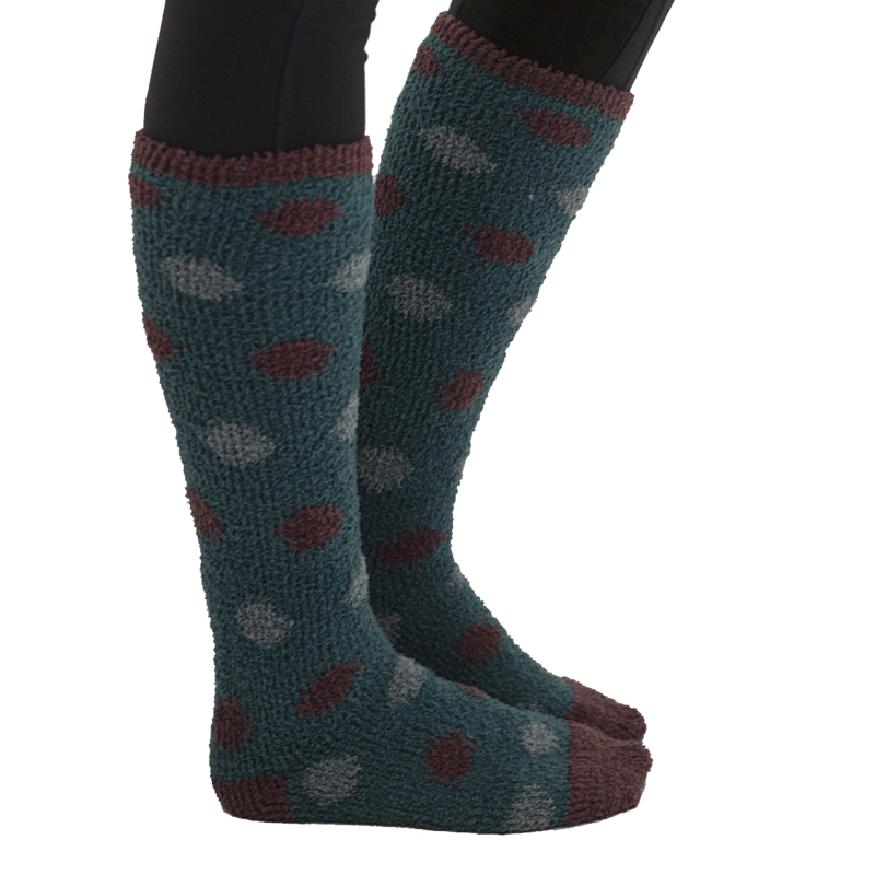 Horseware Softie Socks - Galactic Teal Spot