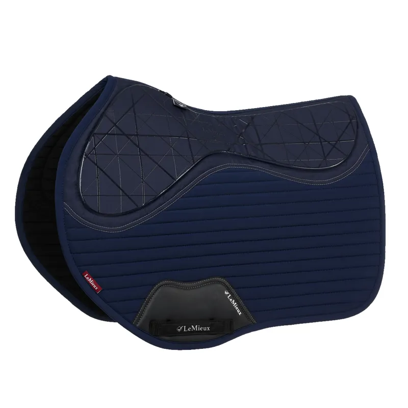 LeMieux Soft Shell Anti Slip Euro Jump Saddle Pad - Navy