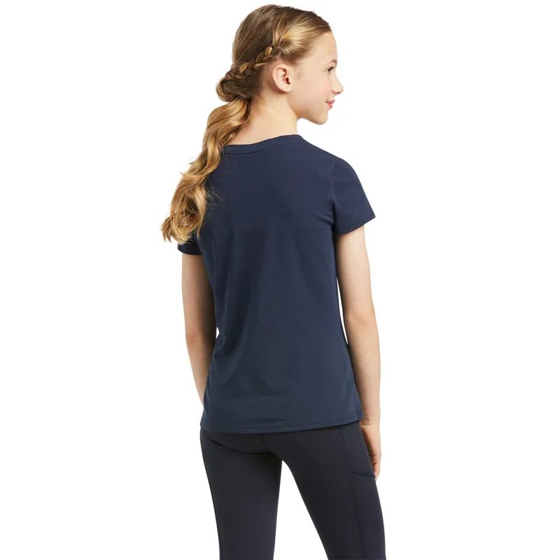 Ariat Youth Someday SS T-Shirt - Navy-1