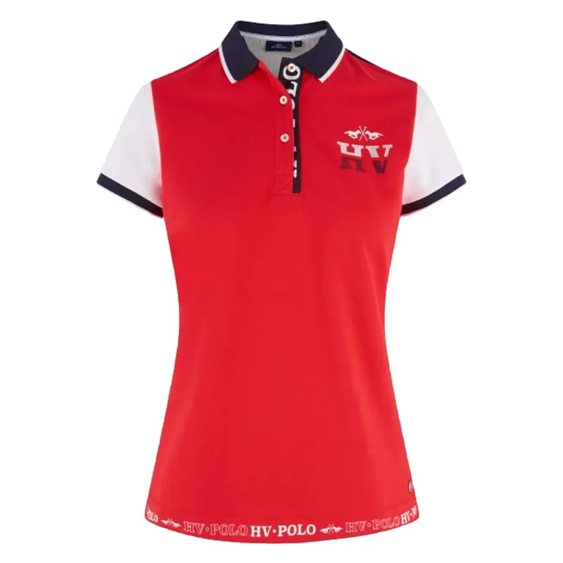 HV Polo Sophia Polo Shirt - Hibiscus