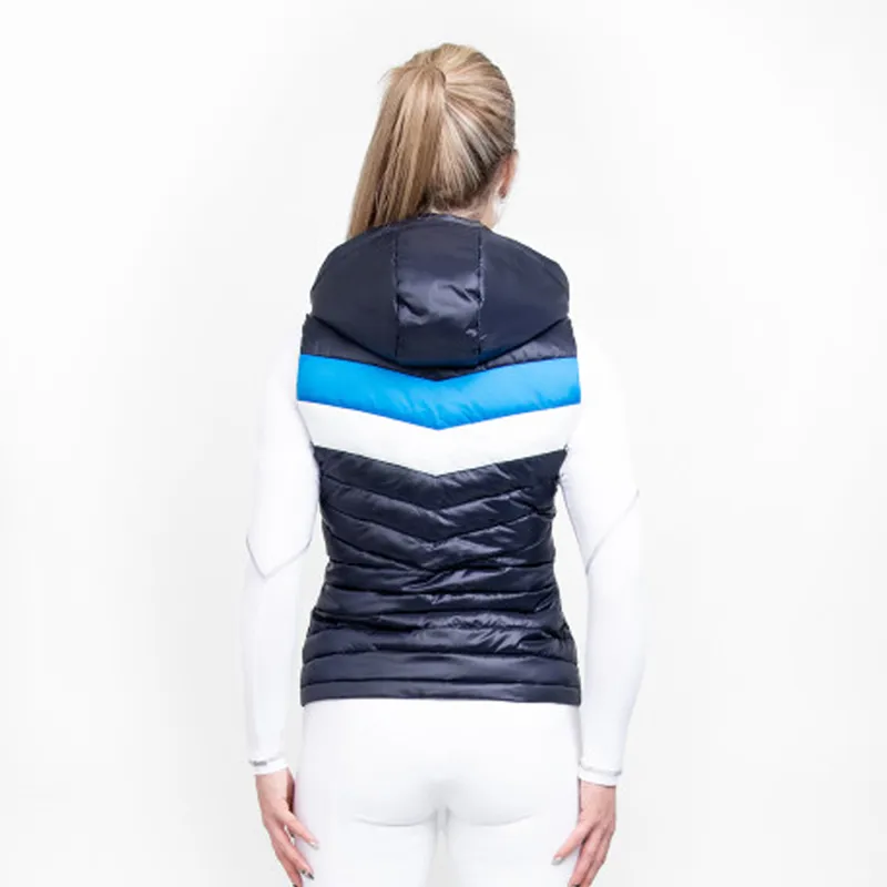 Coldstream Southdean Quilted Gilet - Navy/White/Blue-1