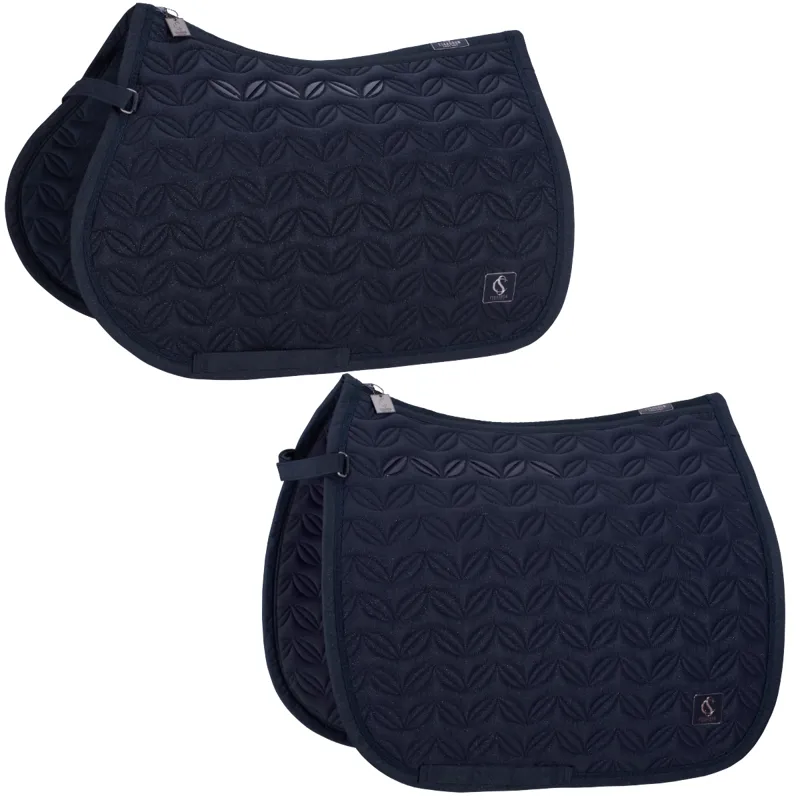 Eskadron Sparkle Floral Saddlecloth Classic Sports SS24 - Navy