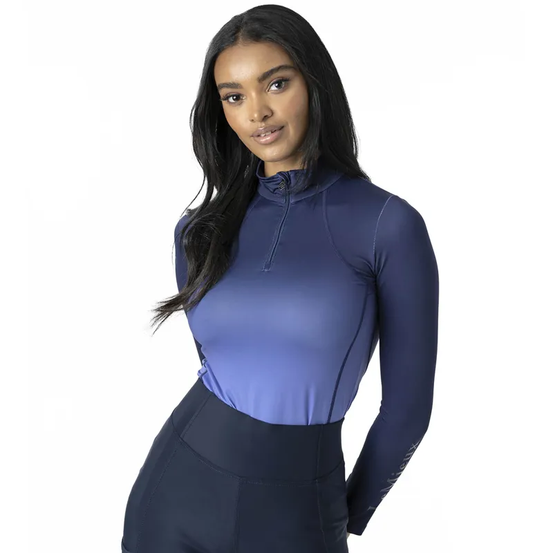 LeMieux Spectrum Base Layer - Navy/Bluebell-4