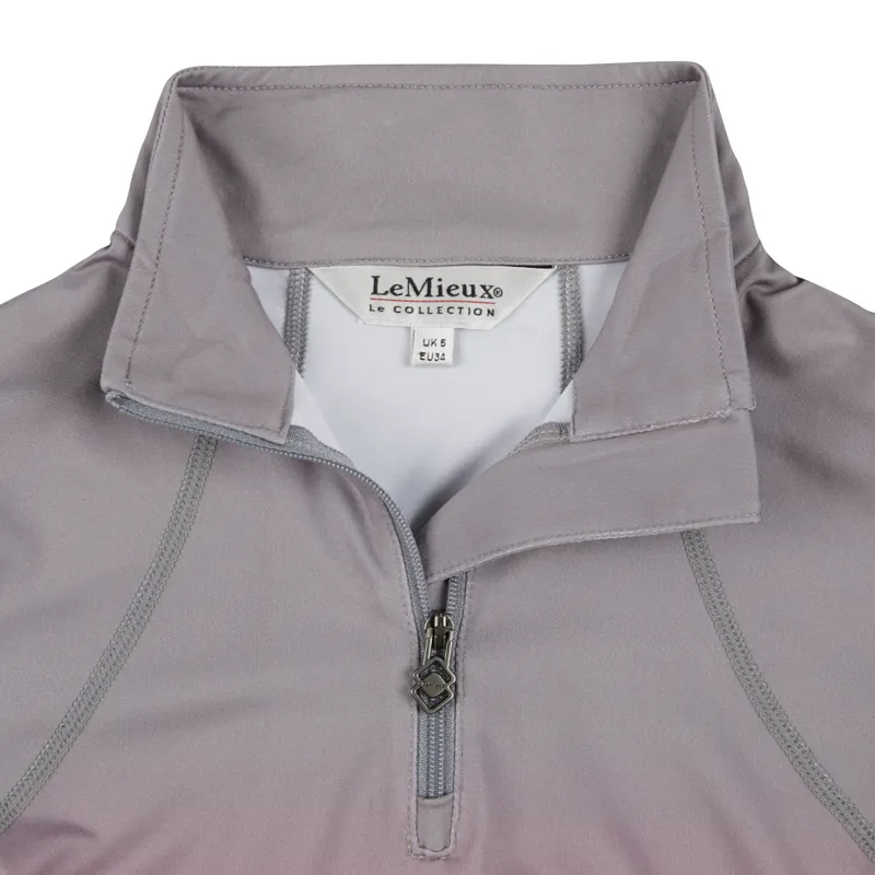 LeMieux Spectrum Young Rider Base Layer - Grey/Watermelon-3