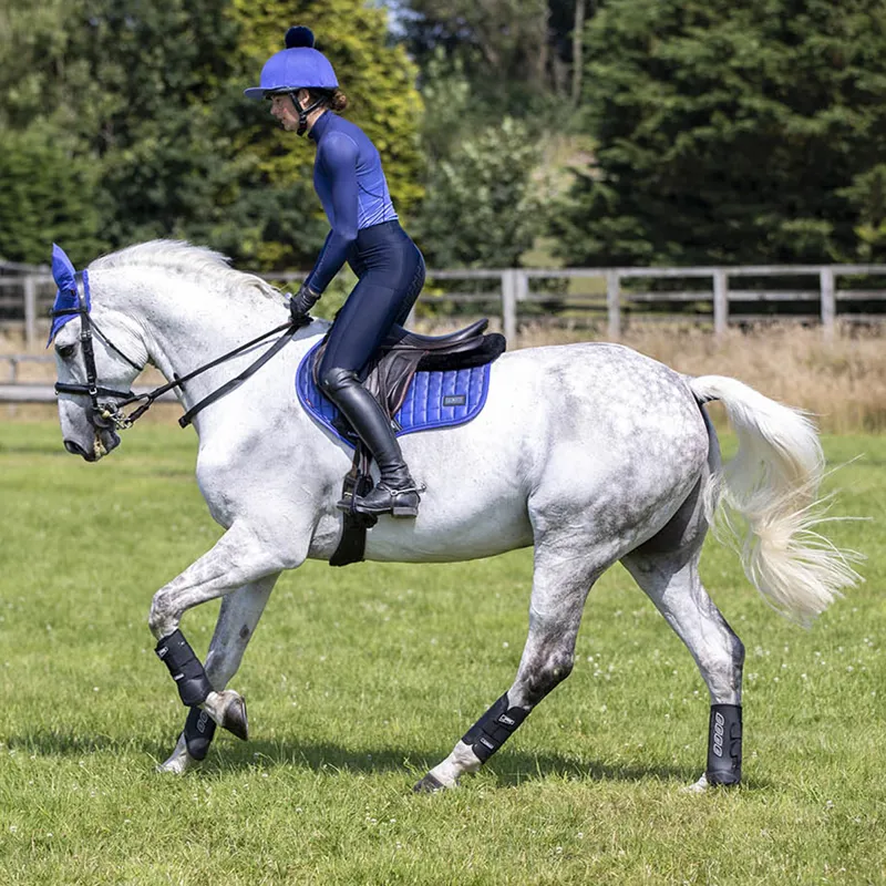 LeMieux Spectrum CC Square Pad - Navy/Bluebell-3