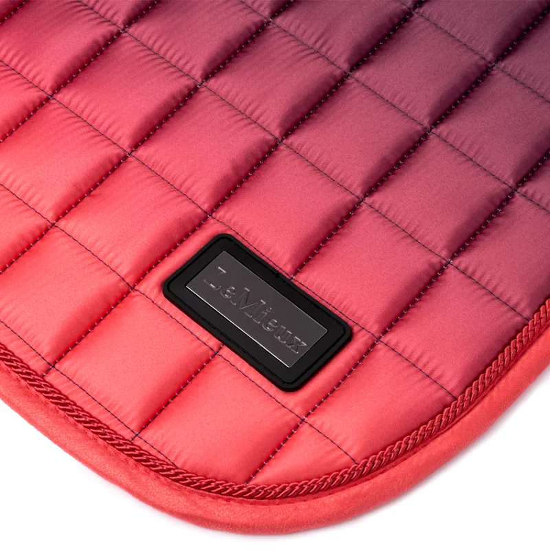 LeMieux Spectrum CC Square Pad - Aubergine/Papaya-1