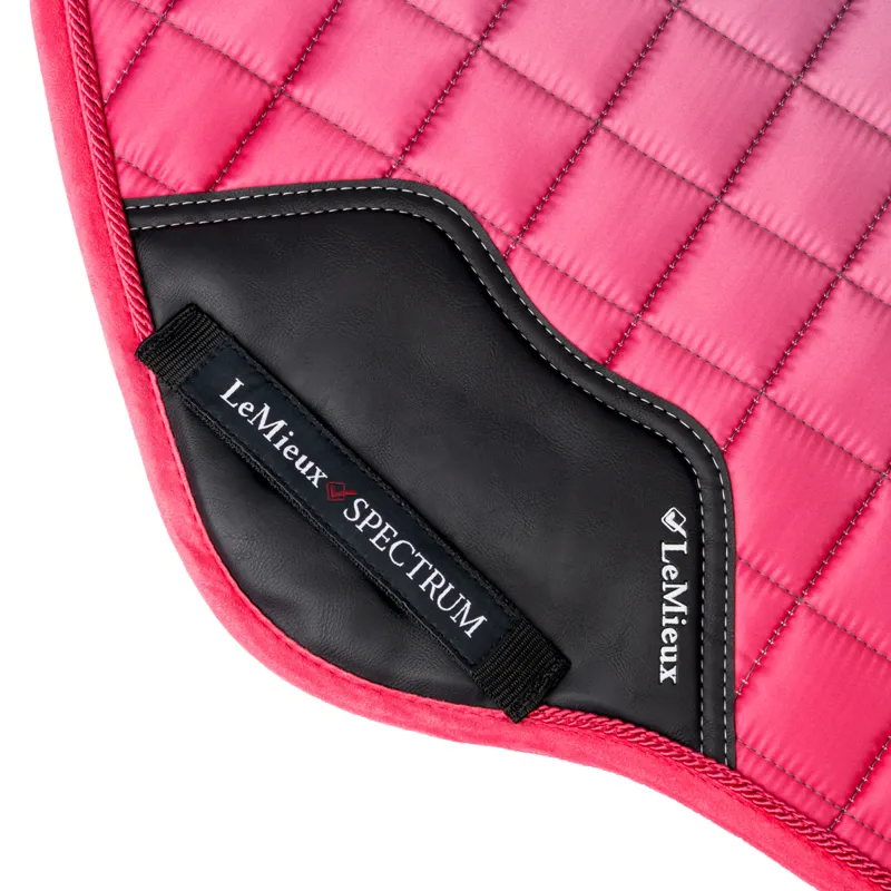 LeMieux Spectrum CC Square Pad - Grey/Watermelon-2