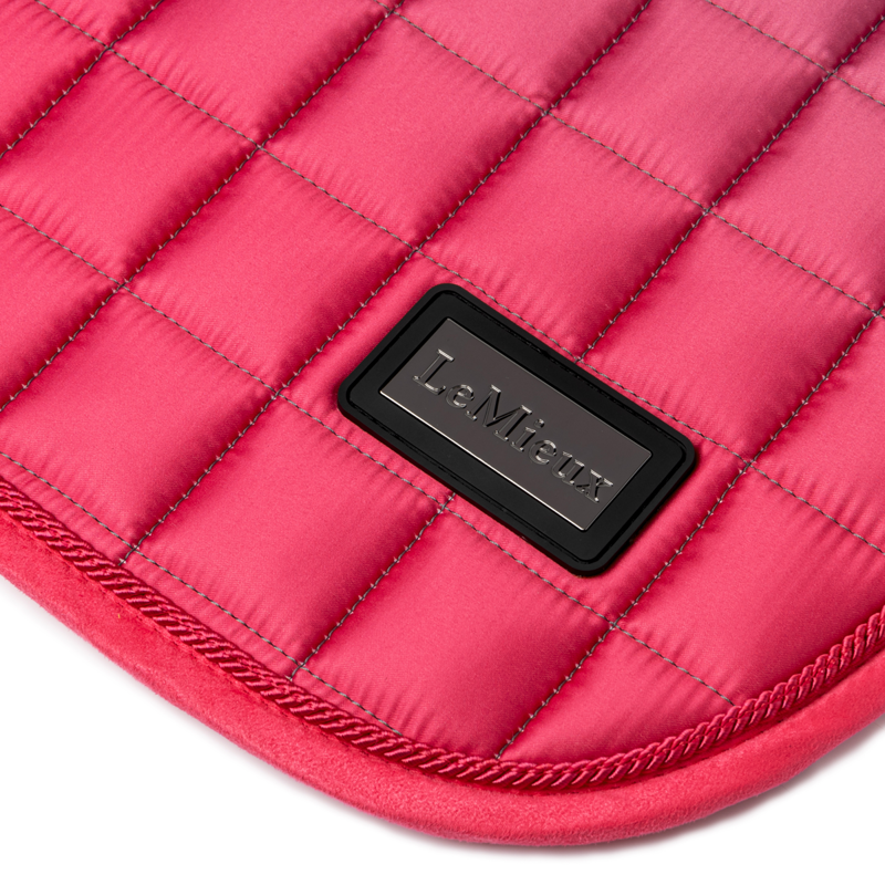 LeMieux Spectrum Dressage Square - Grey/Watermelon-2