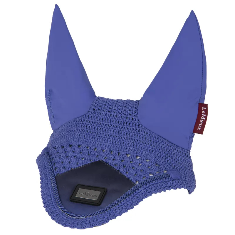 LeMieux Spectrum Satin Fly Hood - Navy/Bluebell
