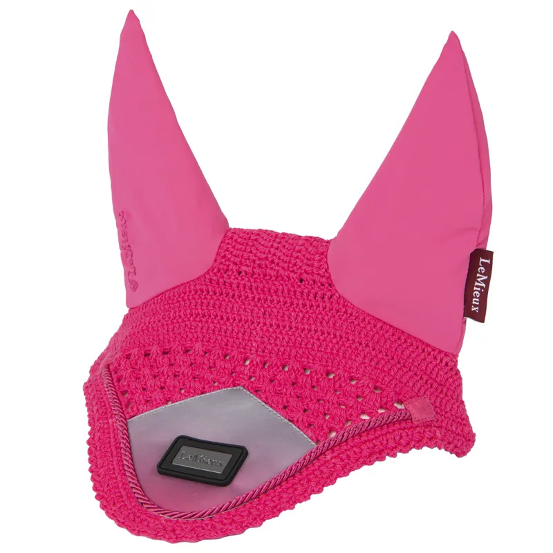 LeMieux Spectrum Satin Fly Hood - Grey/Watermelon