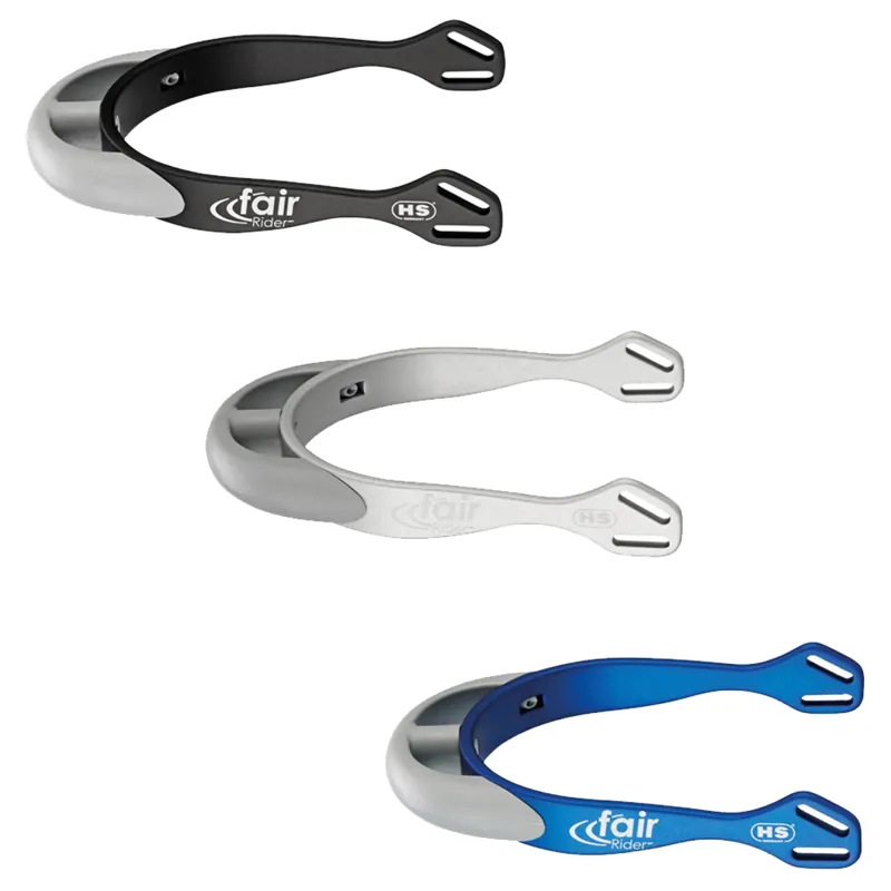 Sprenger FairRider Rounded Neck End Spurs - 20mm - Silver