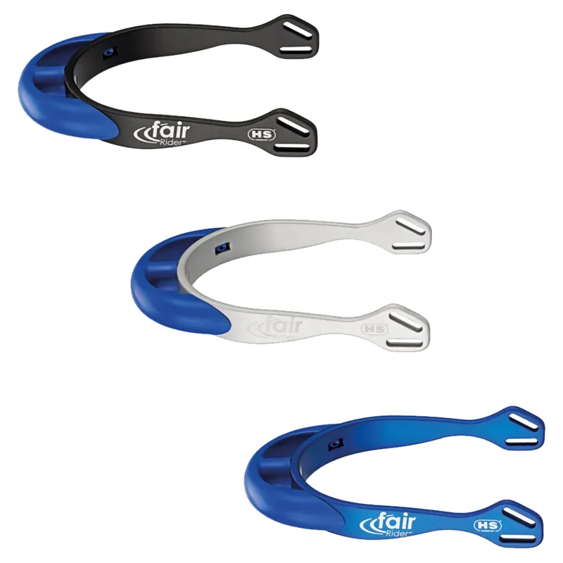 Sprenger FairRider Rounded Neck End Spurs - 20mm - Blue