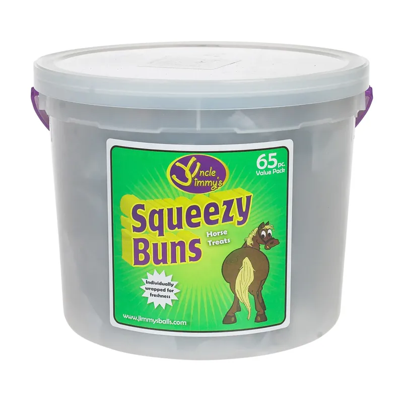 Uncle Jimmy's Squeezy Buns - 65 Pack